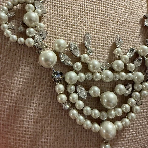Givenchy Pearl and Crystal Necklace - Picture 5 of 8